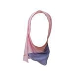 Girls 2 Tone Rib Knit Scarves