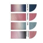Pleated Ombre Chiffon Scarf - Pink Shades