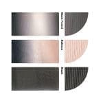 Pleated Ombre Chiffon Scarf - Black Shades