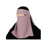 Full Colour Chiffon Niqaab - Tie