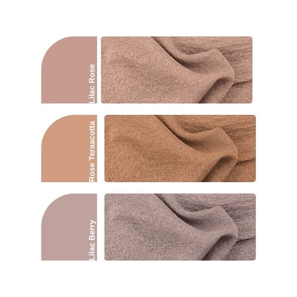 HS266J Crush Weave Scarf Light Purple Shade - Image 1