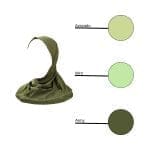 Pin Free Ladies Burqa - Green Shades
